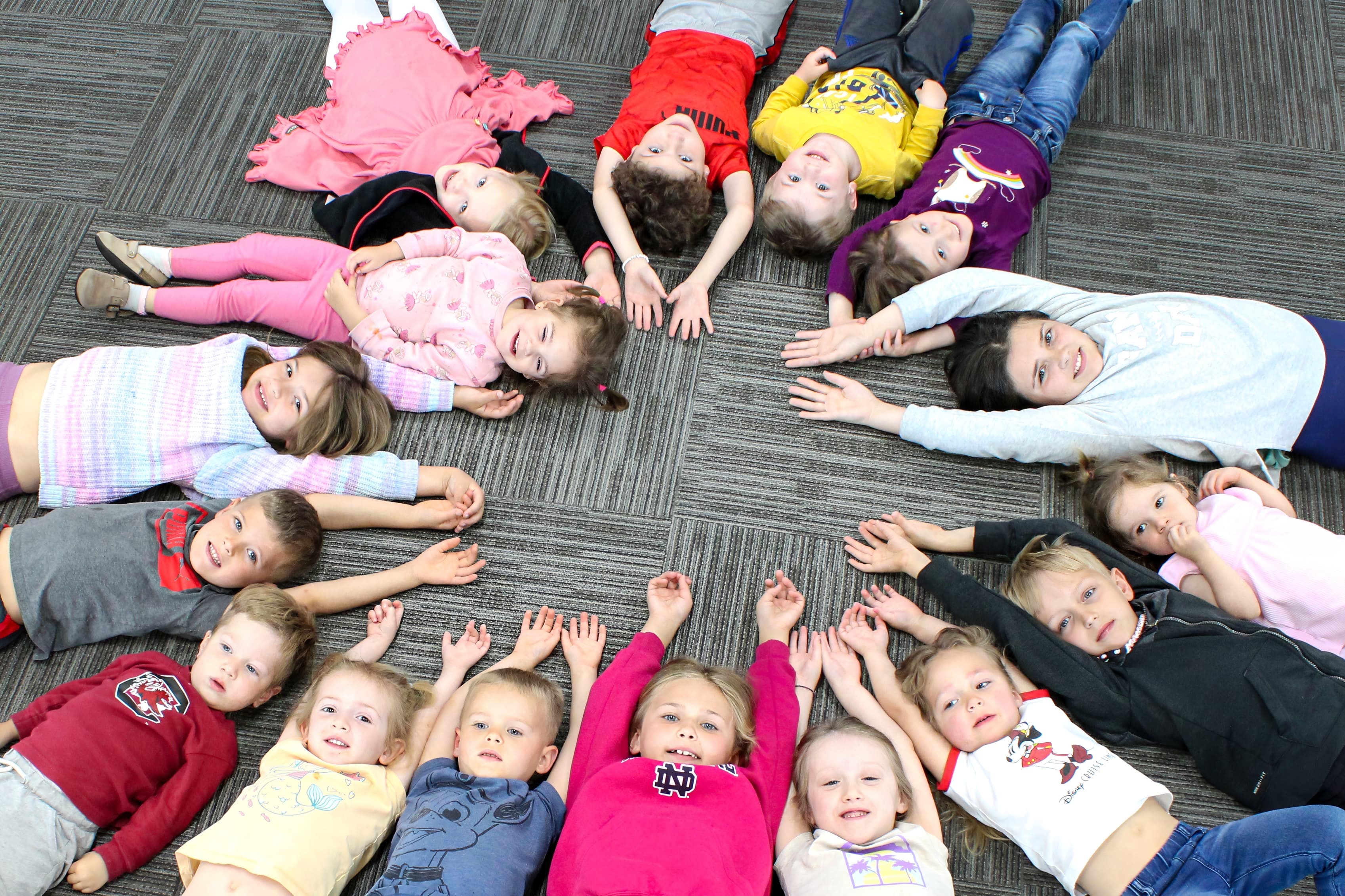 Children exploring an activity together